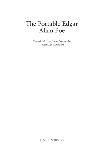 Poe Edgar Allan The Portable Edgar Allan Poe Penguin 