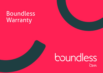 Boundless Warranty - MotorAdmin
