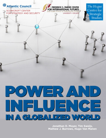POWER AND INFLUENCE - Atlantic Council