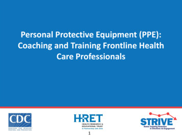 Personal Protective Equipment (PPE) 103