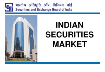 INDIAN SECURITIES MARKET - Bombay Stock Exchange
