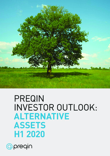 Preqin Investor Outlook: Alternative Assets H1 2020