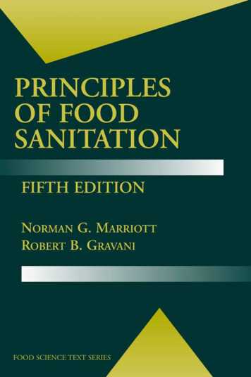 Principles Of Food Sanitation, 5th Ed