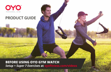 PRODUCT GUIDE - OYO Fitness