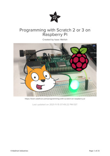 Programming With Scratch 2 Or 3 On Raspberry Pi