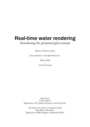 Real-time Water Rendering