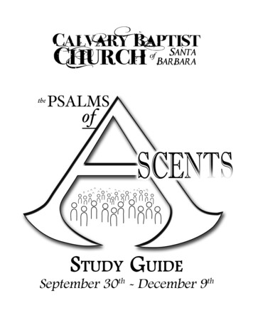The Psalms Of Ascents