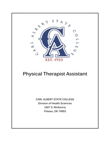 Physical Therapist Assistant - Carl Albert
