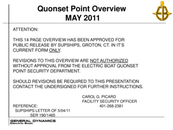 Quonset Point Overview MAY 2011 - Gdeb 