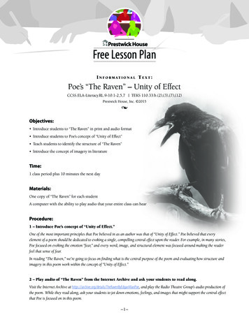 Raven - Free Lesson Plan - Prestwick House