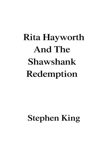 Stephen King - Rita Hayworth & The Shawshank Redemption