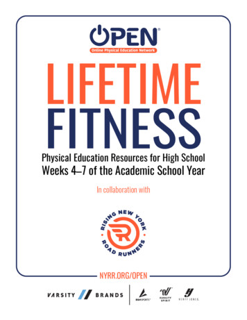 LIFETIME FITNESS - OPEN Physical Education Curriculum