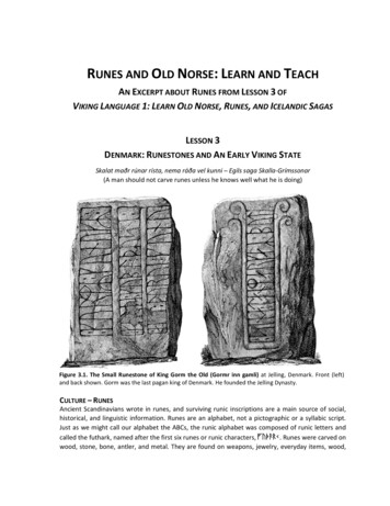 Runes And Old Norse Learn And Teach Viking Language 1 