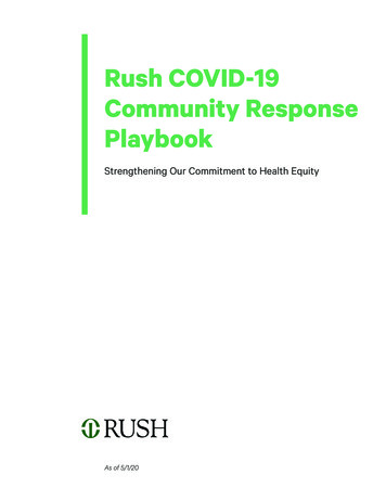 Rush COVID-19 Community Response Playbook