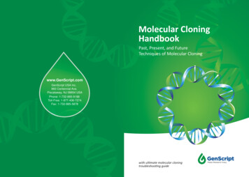 Molecular Cloning Handbook - GenScript
