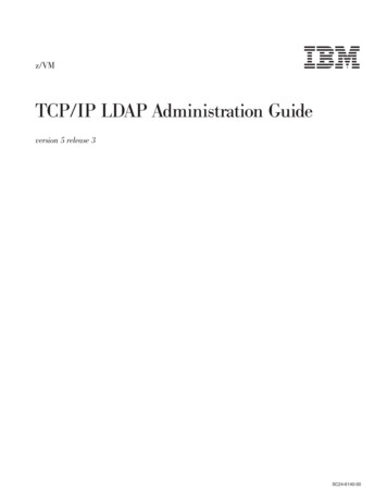 Z/VM: TCP/IP LDAP Administration Guide