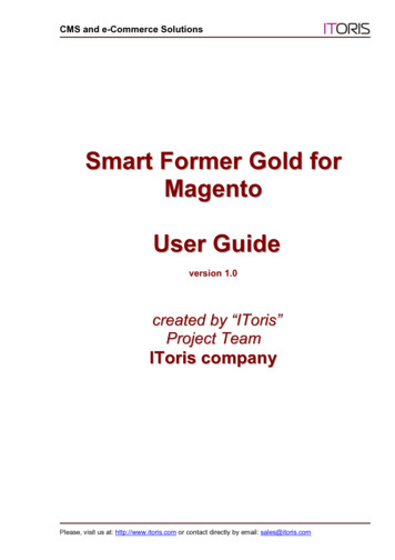 SFG Magento User Guide - ITORIS