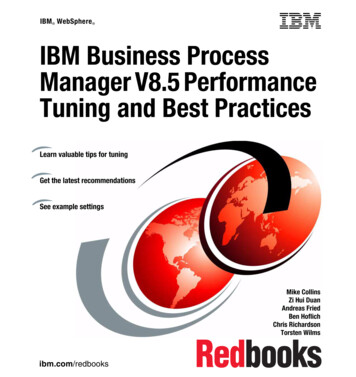 IBM Business Process Manager V8.5 Performance Tuning And . - IBM Redbooks