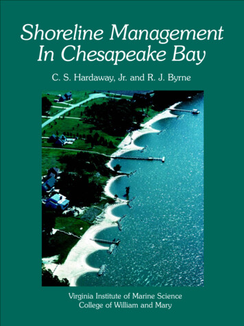 Shoreline Management In Chesapeake Bay - Virginia
