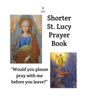 JMJ Shorter St. Lucy Prayer Book
