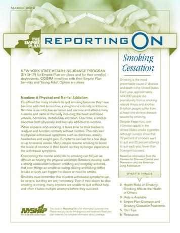 Smoking Cessation - Government Of New York