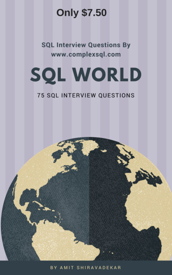 SQL Interview Book - Advanced SQL Queries Learn SQL