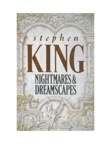 By Stephen King And Published By