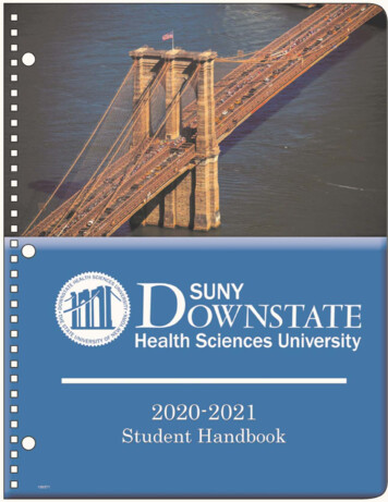 SUNY Downstate Health Sciences University Student Handbook