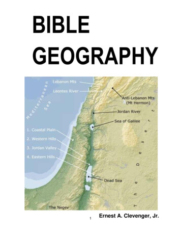 BIBLE GEOGRAPHY