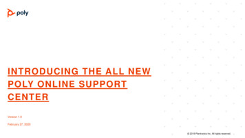 Introducing The All New Poly Online Support Center