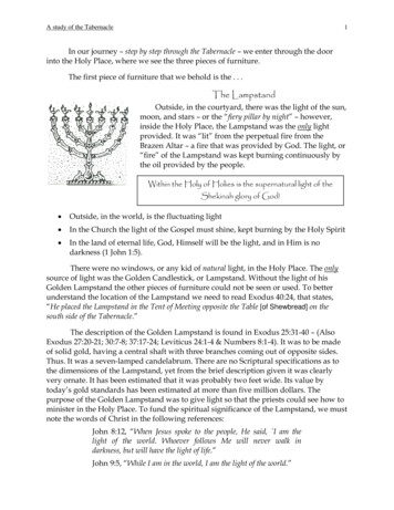 A Study Of The Tabernacle - NetBibleStudy 