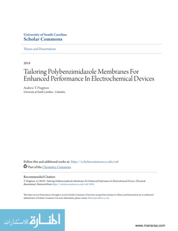 Tailoring Polybenzimidazole Membranes For Enhanced Performance In .