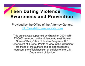Teen Dating Violence Awareness And Prevention
