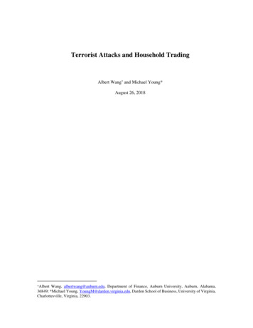 Terrorist Attacks And Household Trading