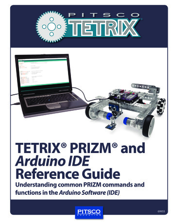 TETRIX PRIZM And Arduino IDE Reference Guide