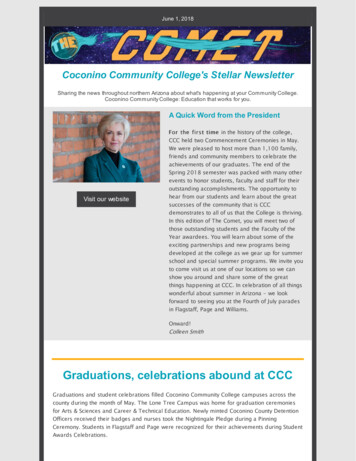 Graduations, Celebrations Abound At CCC - Coconino.edu