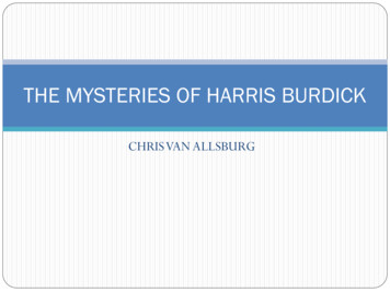THE MYSTERIES OF HARRIS BURDICK - Mrs. Graves' Website