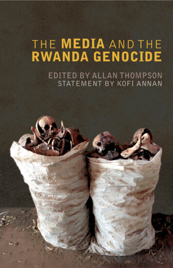 The Media And The Rwanda Genocide - Internews