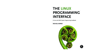 The DefiniTive Guide To Linux The Linux Programming