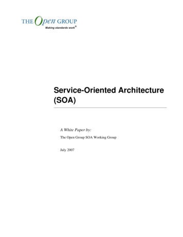 Service-Oriented Architecture (SOA) - The Open Group