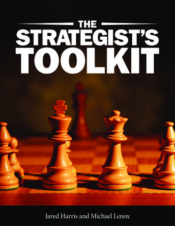 THE STRATEGIST’S TOOLKIT
