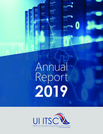 Annual Report 2019 - Itsc 