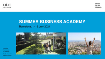 Summer Business Academy - Uic