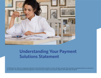 Understanding Your Payment Solutions Statement