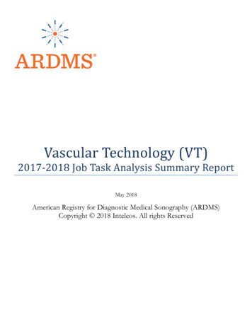 Vascular Technology (VT) - ARDMS