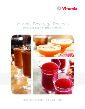 Vitamix Beverage Recipes - Comcater