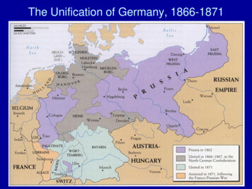 The Unification Of Germany, 1866-1871