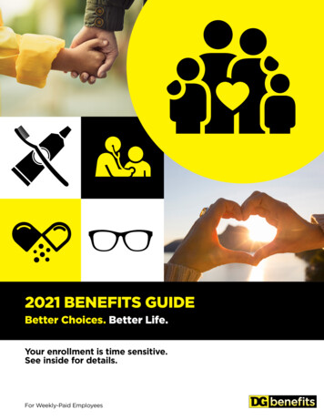2021 BENEFITS GUIDE - Cafewell
