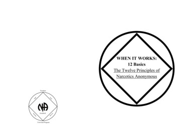 The Twelve Principles Of Narcotics Anonymous