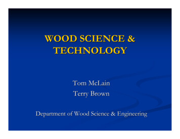 WOOD SCIENCE & TECHNOLOGY